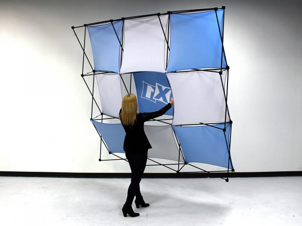 X1 5 ft. -- 2x3 A Fabric Pop-Up Display Assembly