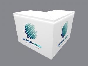 REPO-1517 Custom L-Counter (24" D)