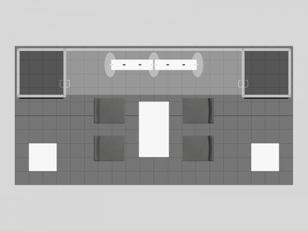 RE-2133 Trade Show Rental Exhibit -- Plan View